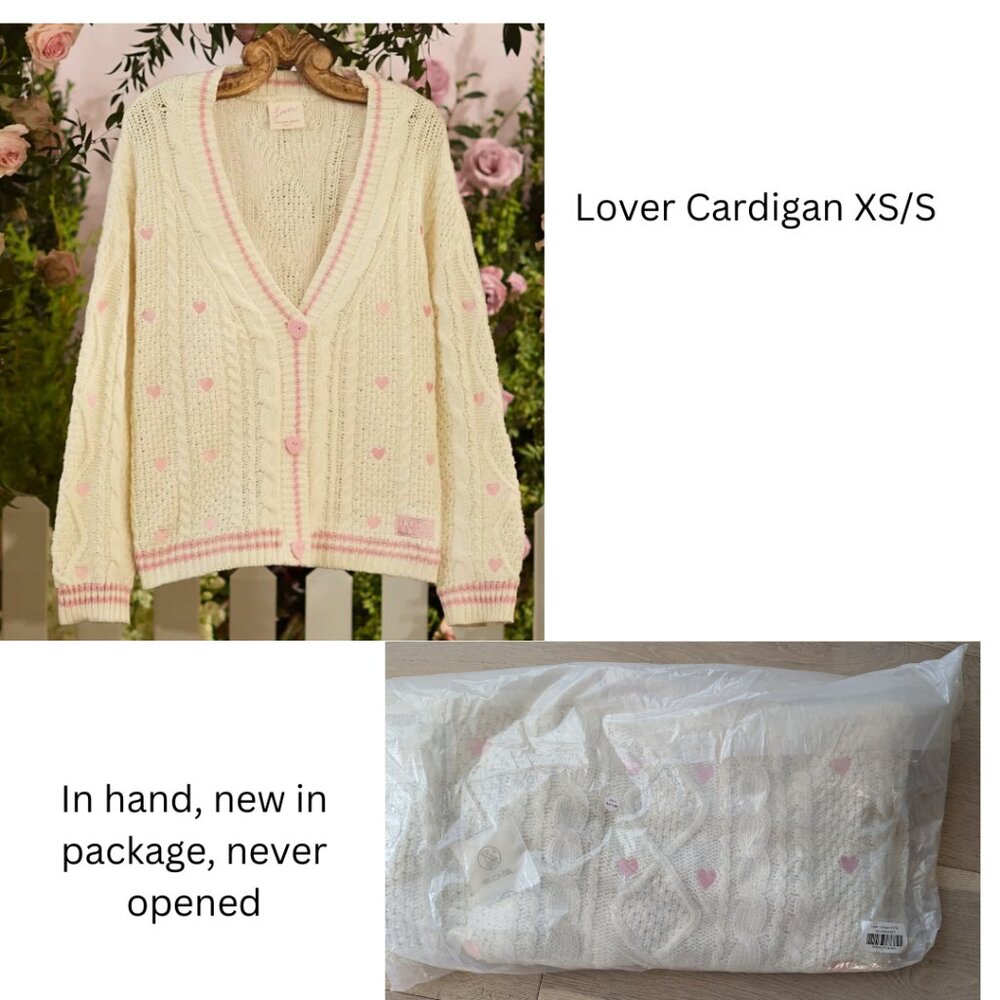 OFFICIAL Taylor Swift Lover Cardigan XS/S 2025 Release IN HAND New in package